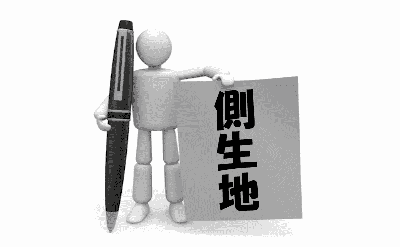 側生地